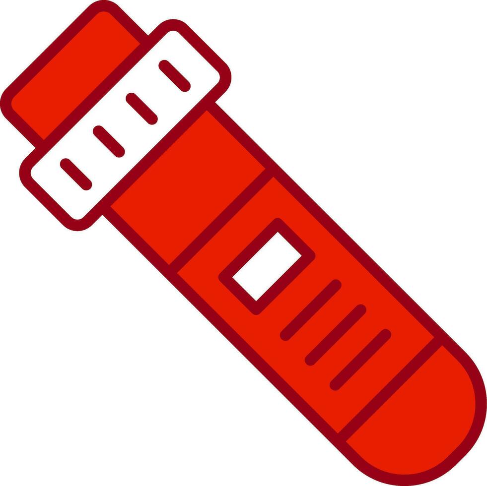 Blood Tube Vector Icon