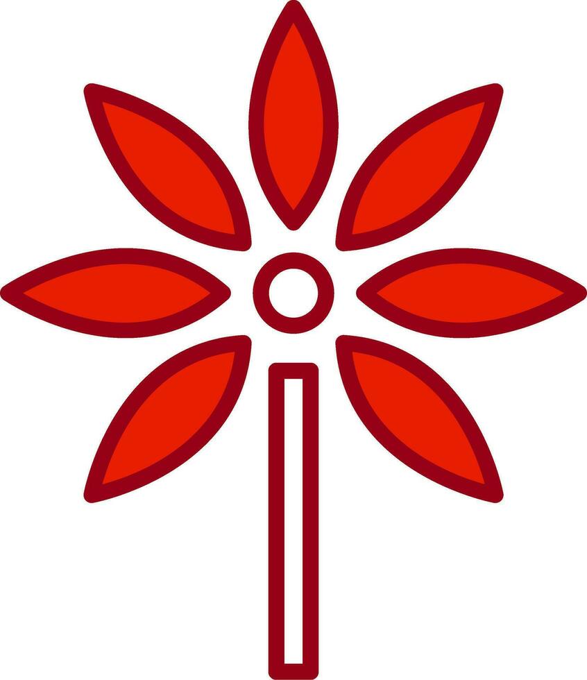 Schefflera Vector Icon