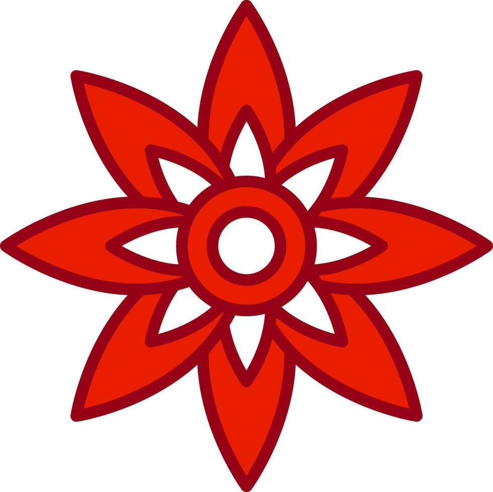 Lotus Flower Vector Icon