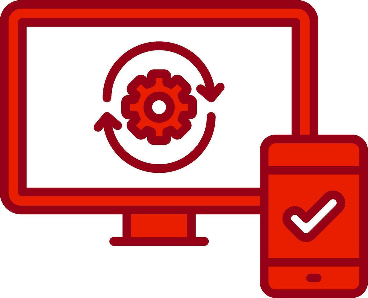 Synchronization Vector Icon