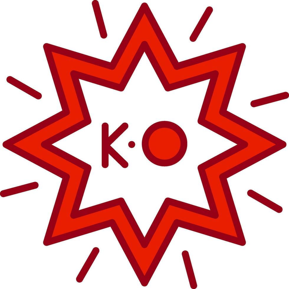 ko vector icono