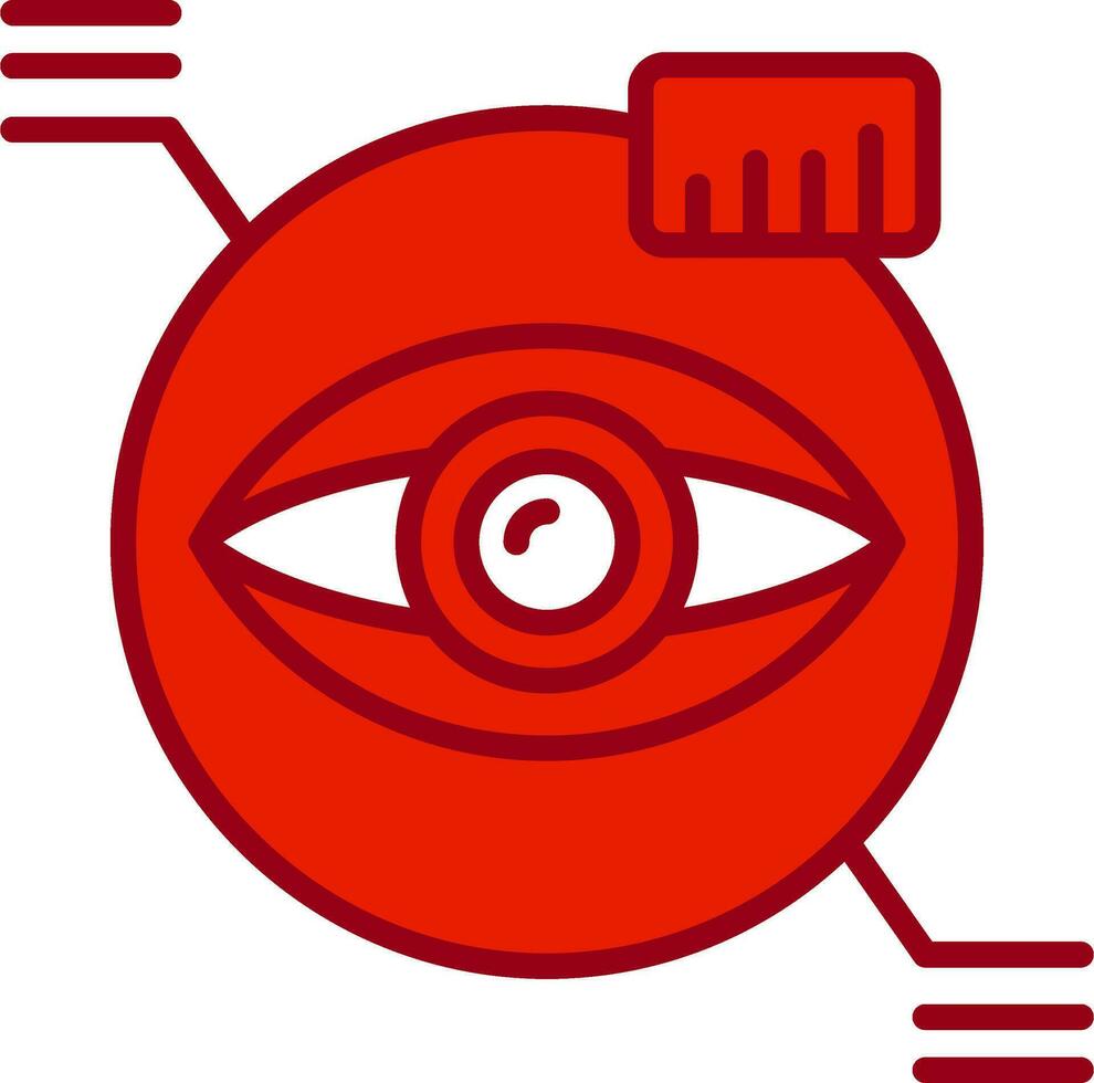 Eye Scanner Vector Icon