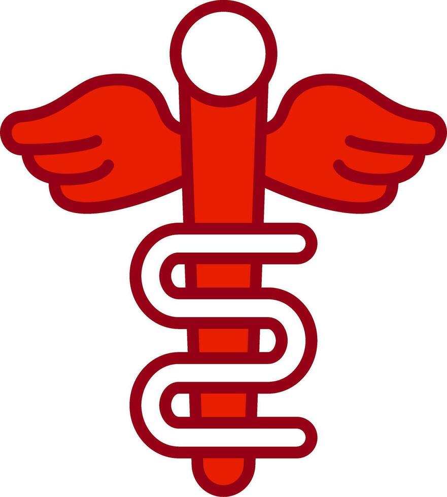 Rod Of Asclepius Vector Icon