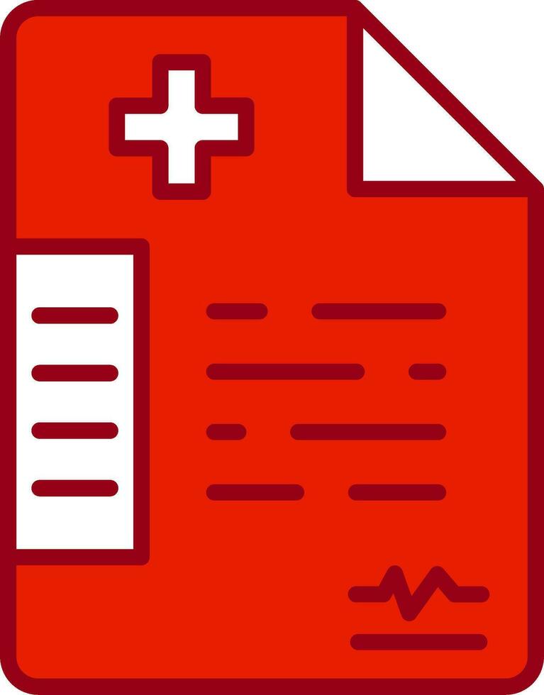 Medical Records Vector Icon