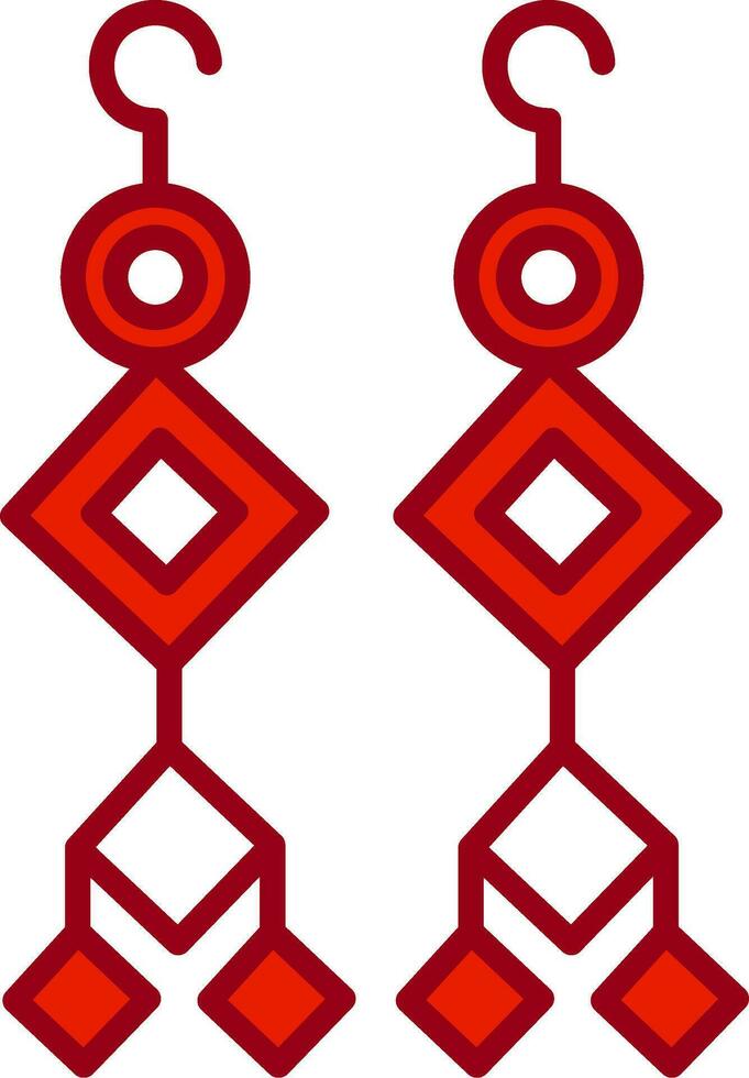 Earrings Vector Icon