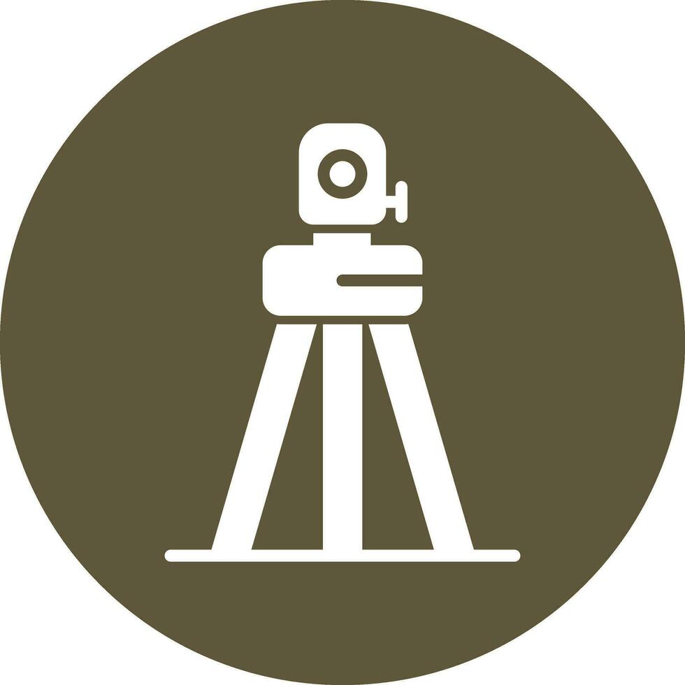 Total Station Vector Icon