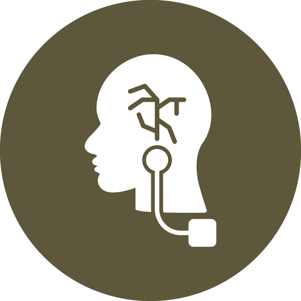 Vagus Nerve Stimulation Vector Icon