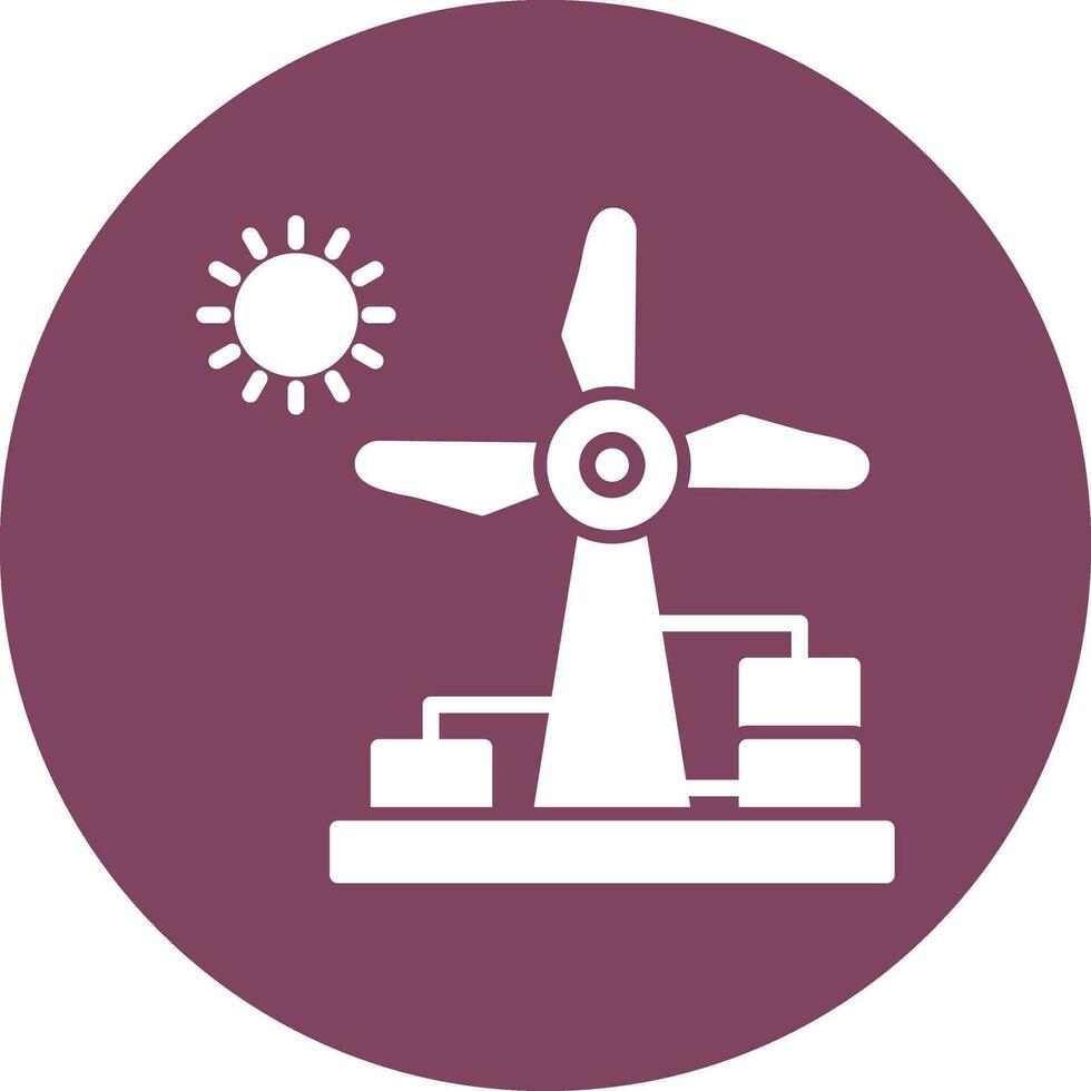 Wind Energy Vector Icon