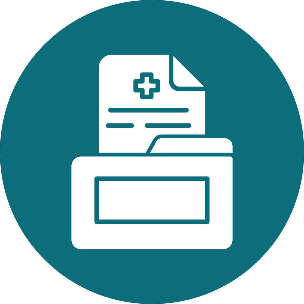 Medical File Vector Icon