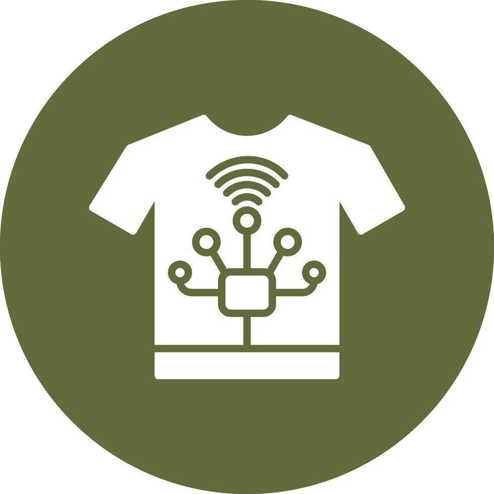 Smart Clothing Vector Icon