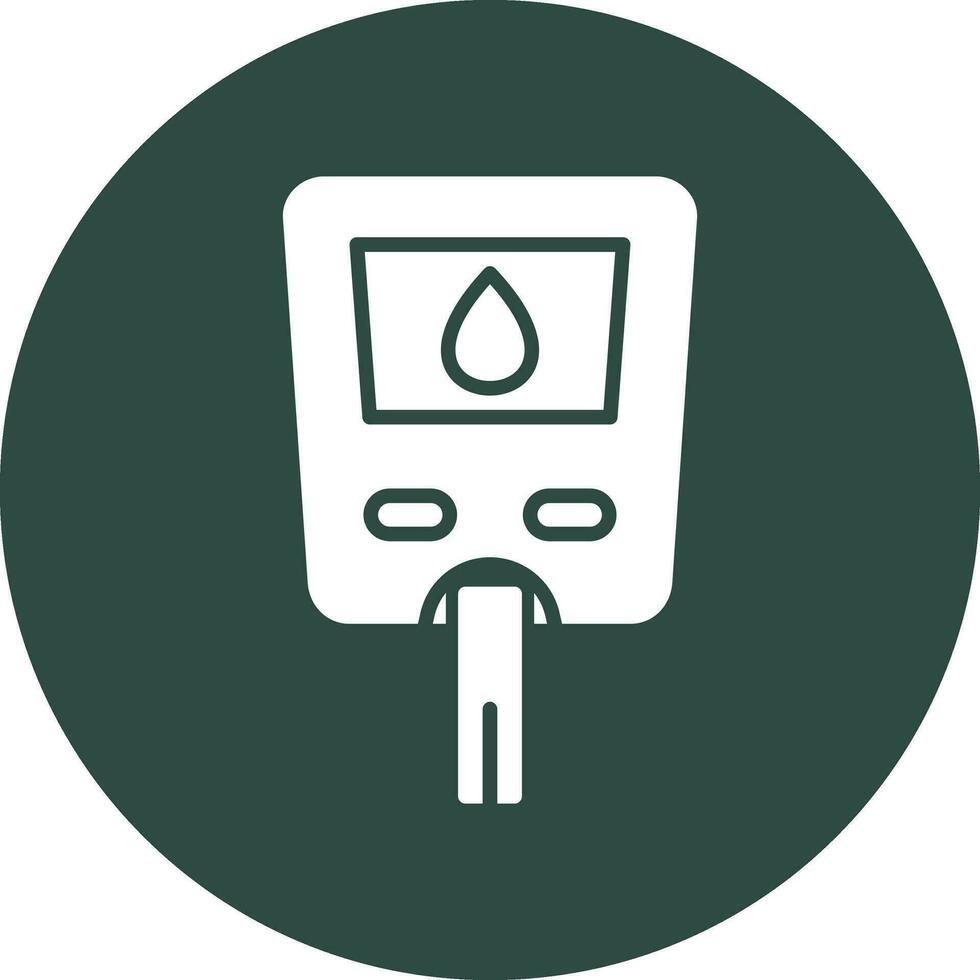 Glucose Meter Vector Icon