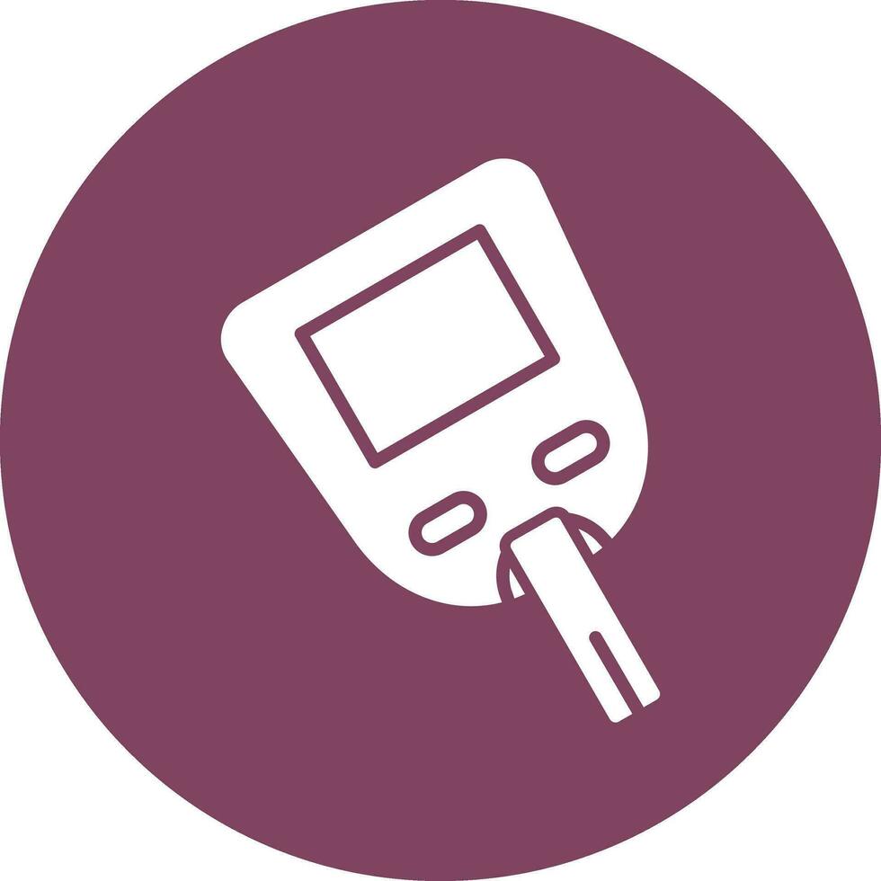 Glucose Meter Vector Icon