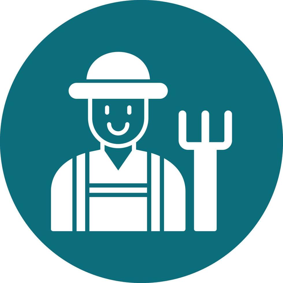 Farmer Vector Icon