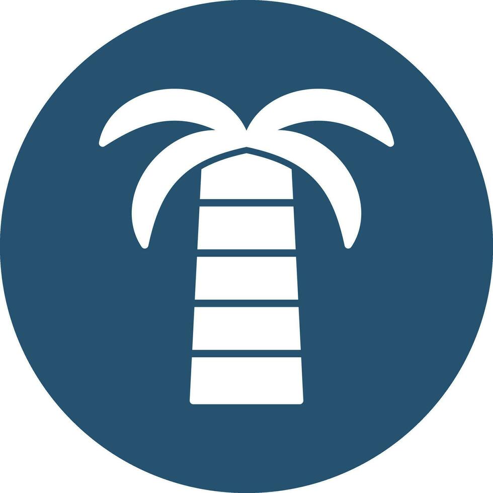 Coconut Palm Vector Icon