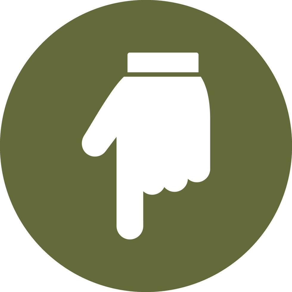 Down Vector Icon