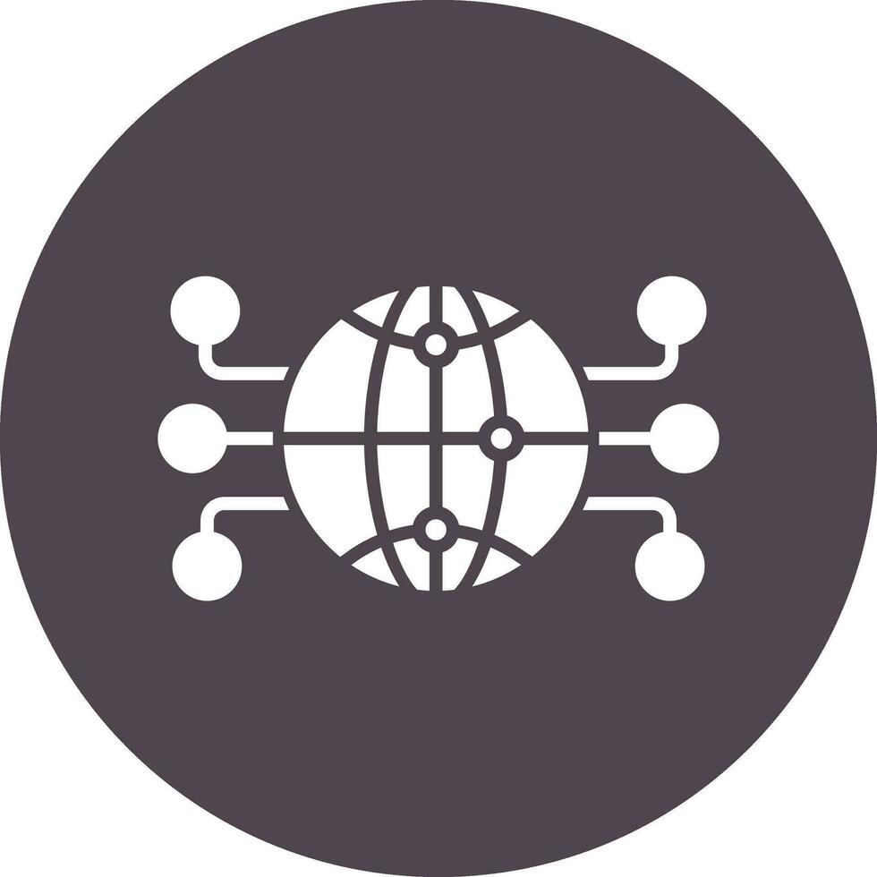 Global Network Vector Icon