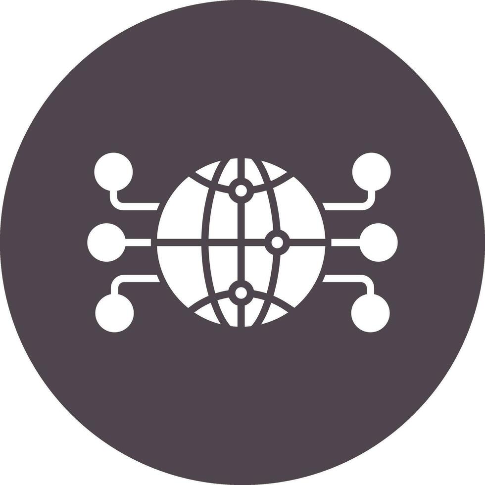 Global Network Vector Icon