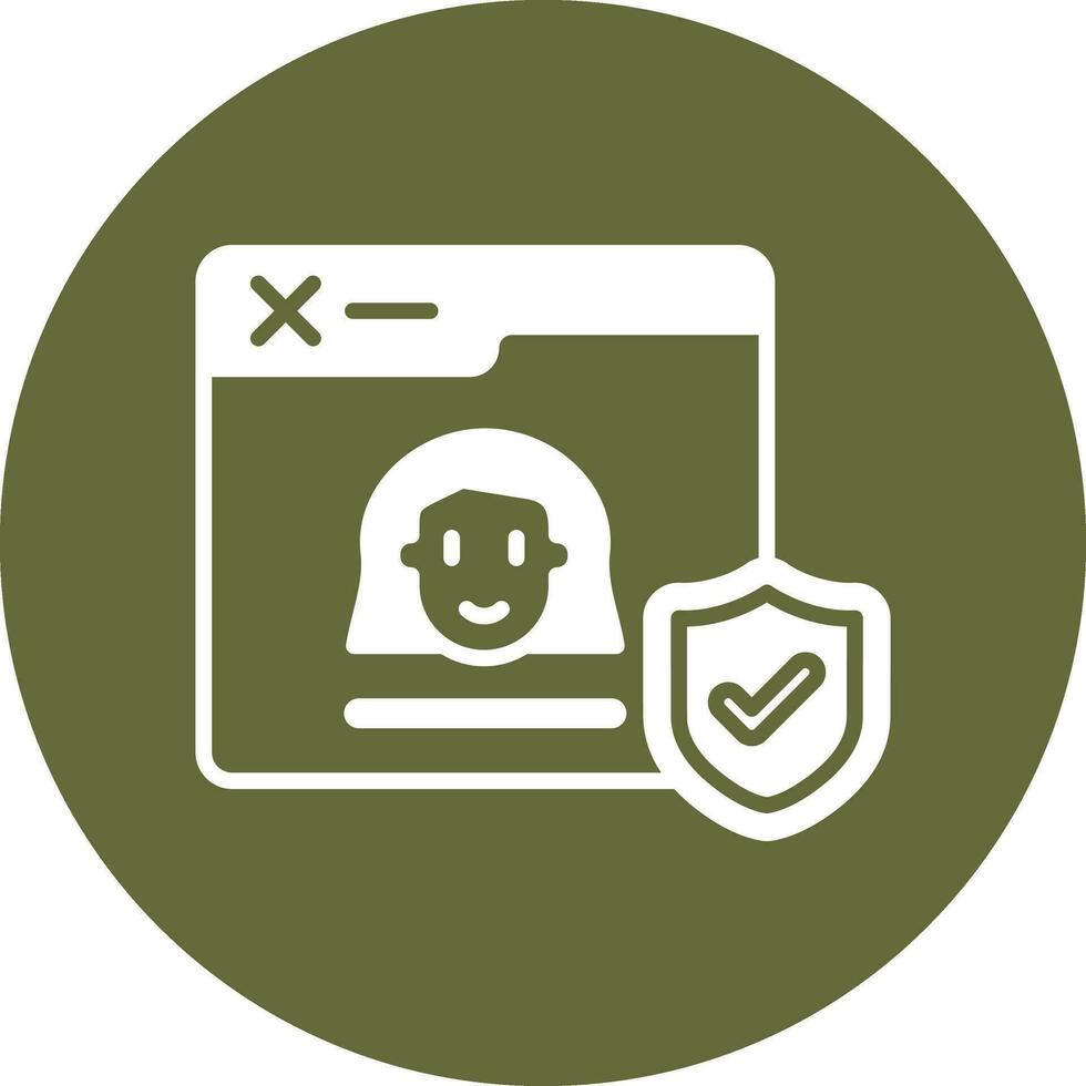 Cyber Security Vector Icon