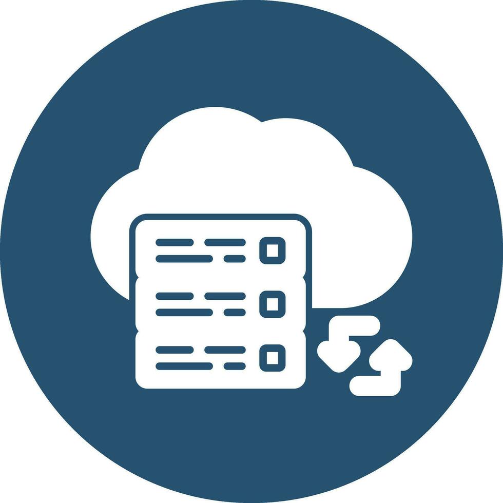 Data Storage Vector Icon
