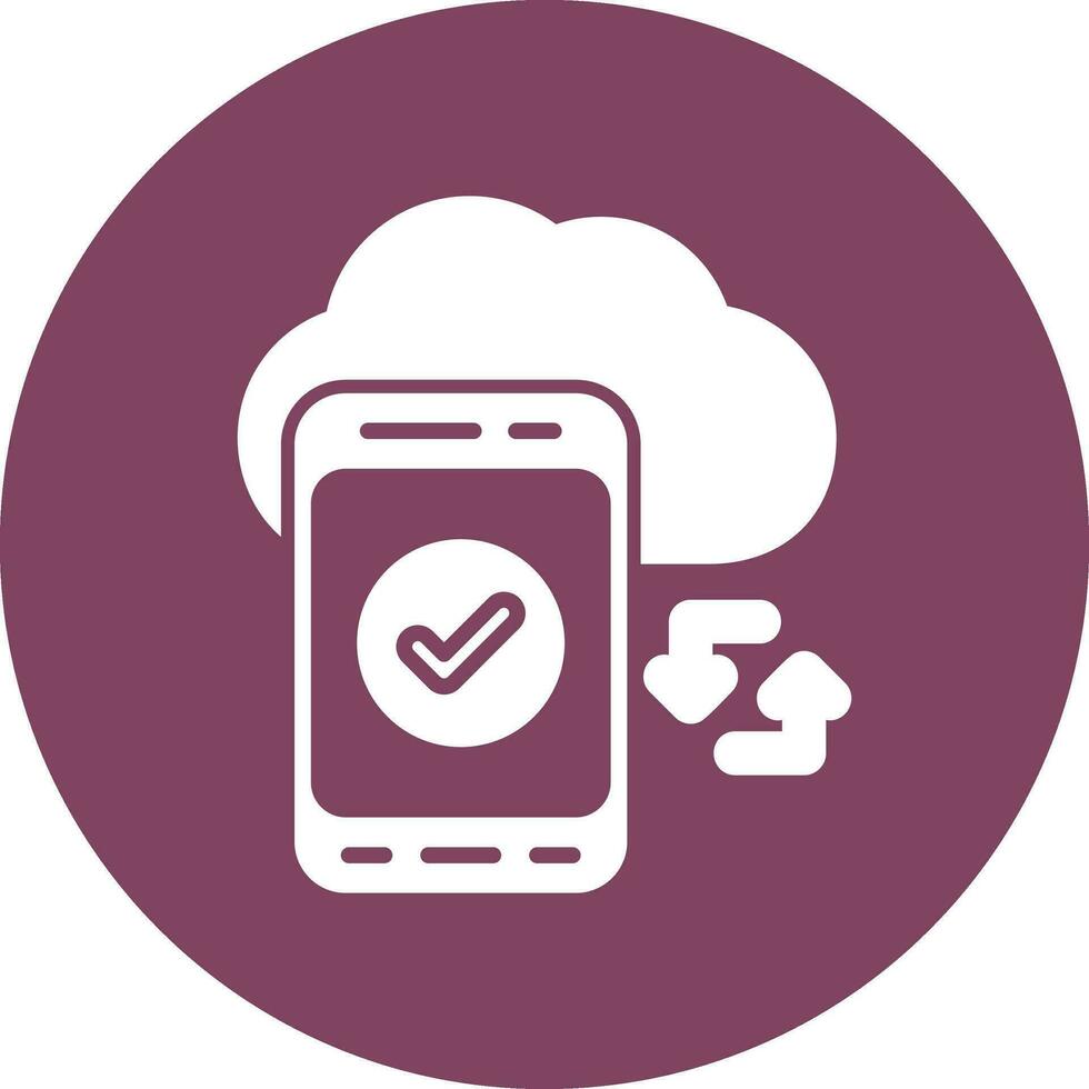 Cloud Sync Vector Icon