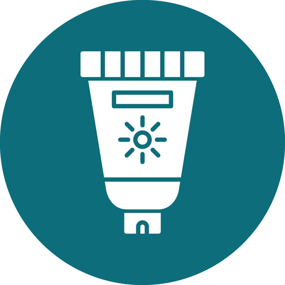 Sunscreen Vector Icon