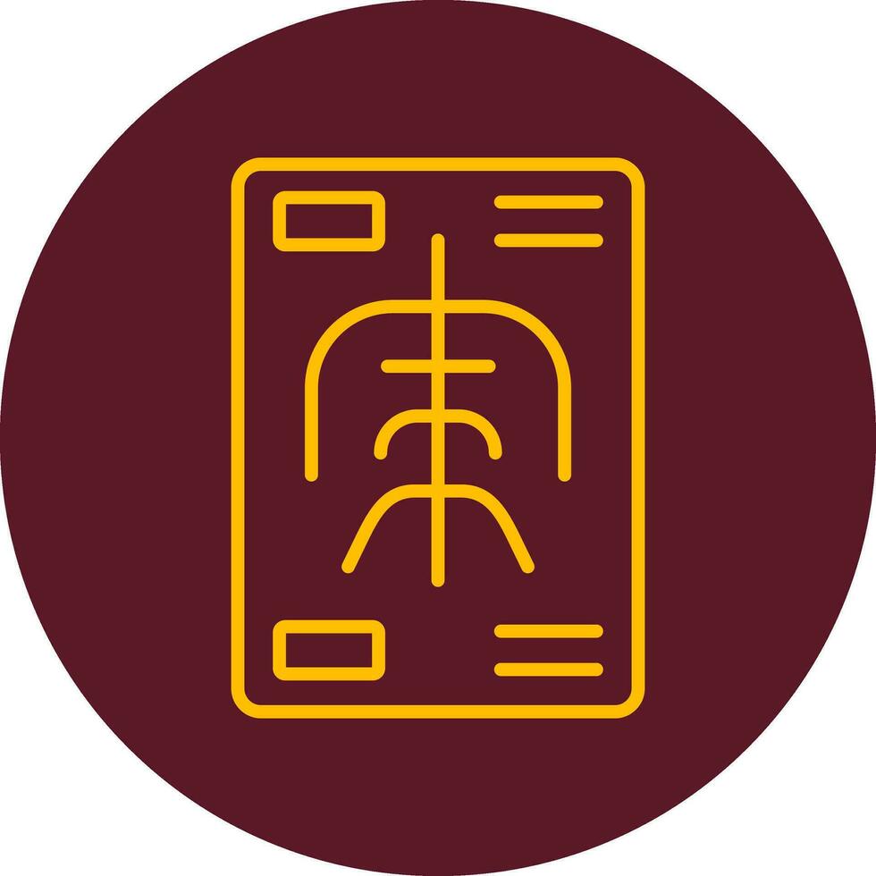 X Rays Vector Icon