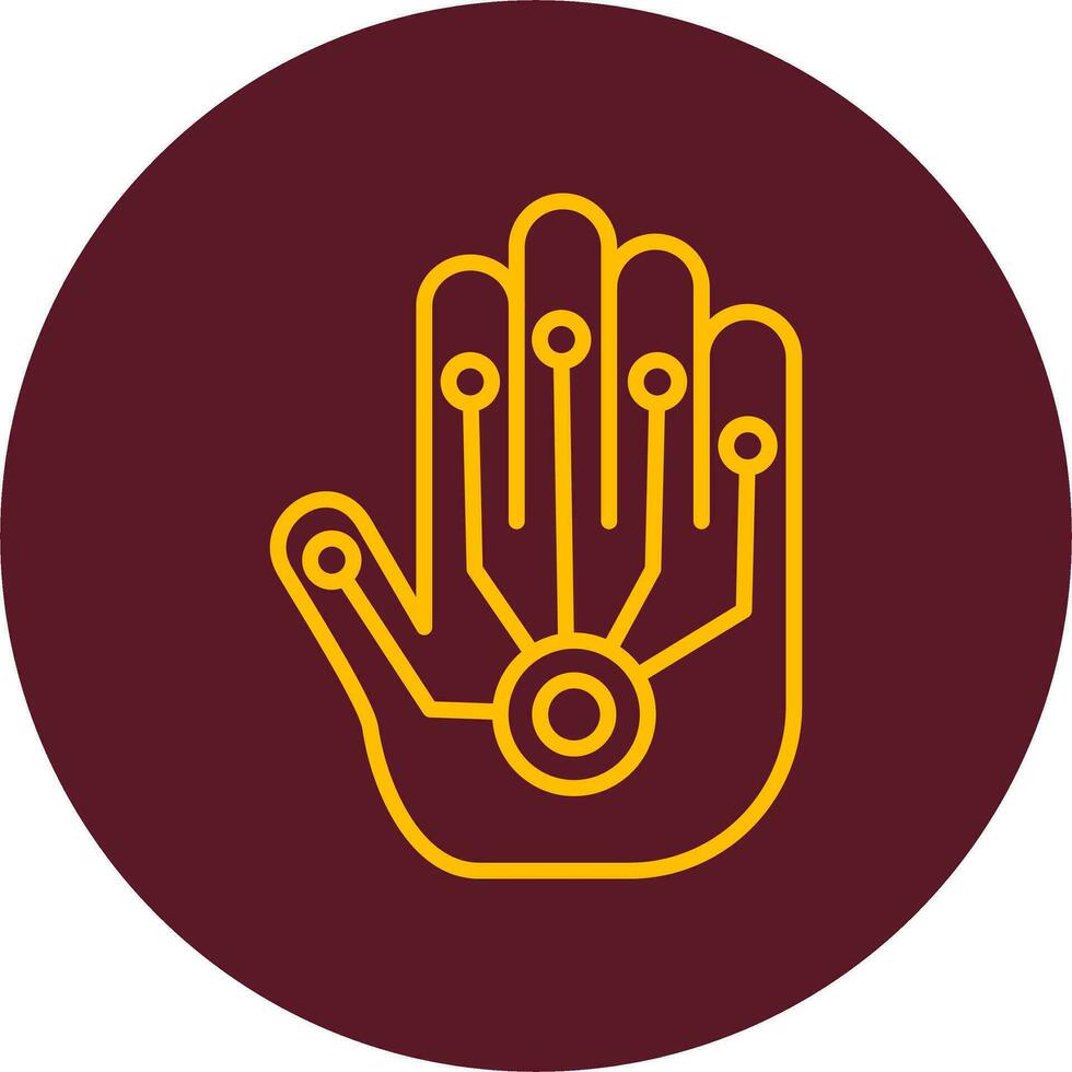 Wired Gloves Vector Icon