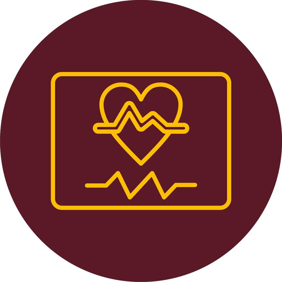 Ecg Vector Icon