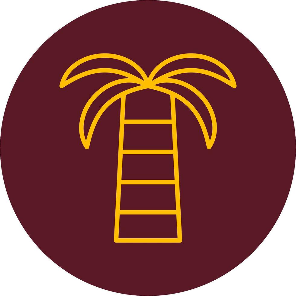 Coconut Palm Vector Icon