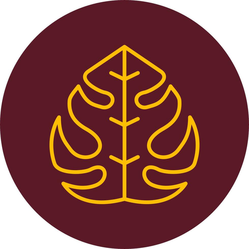 Philodendron Vector Icon