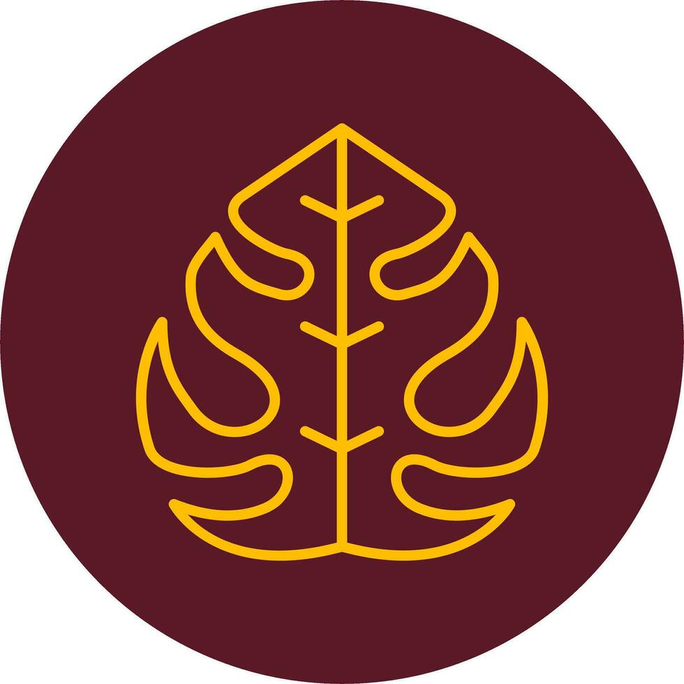 Philodendron Vector Icon