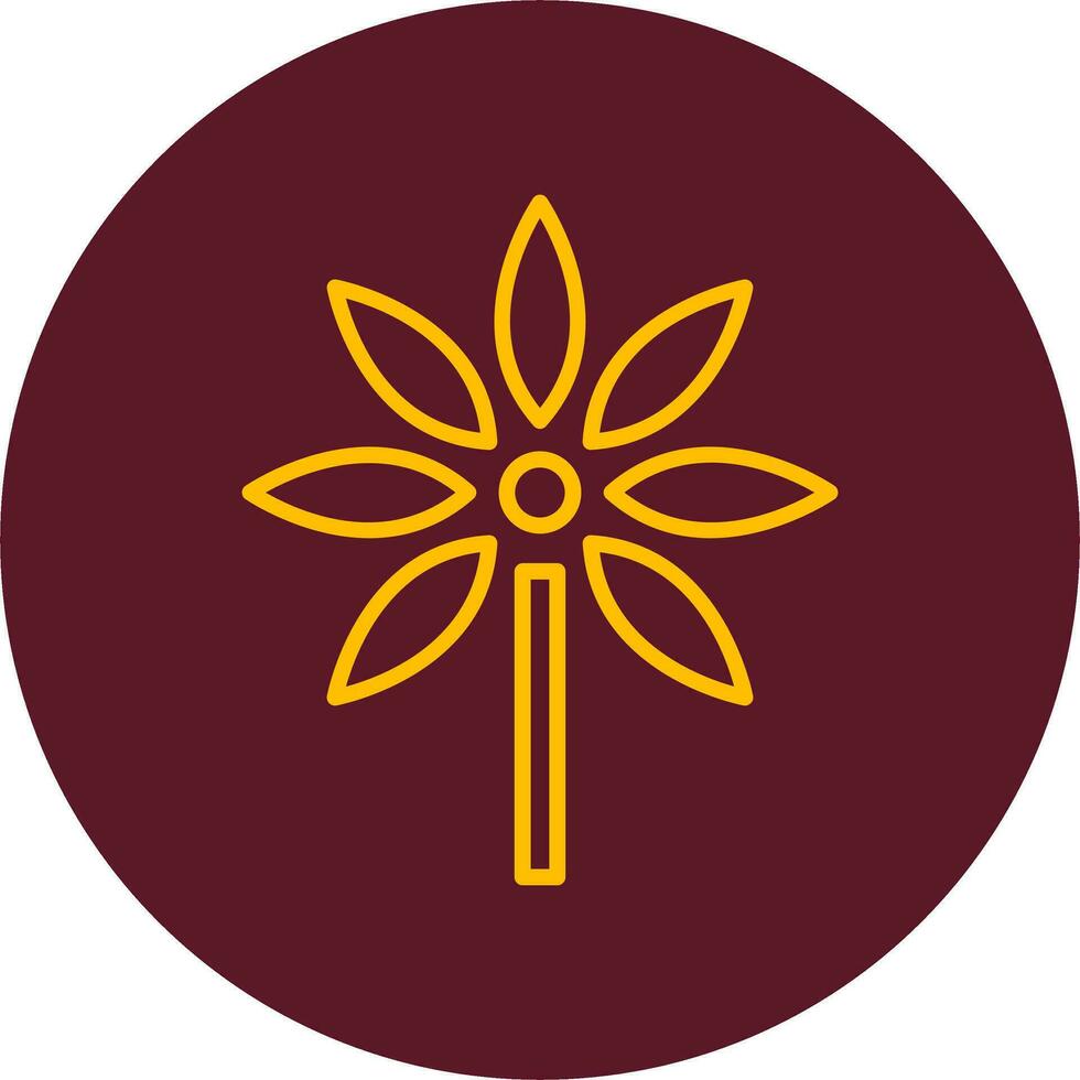 Schefflera Vector Icon