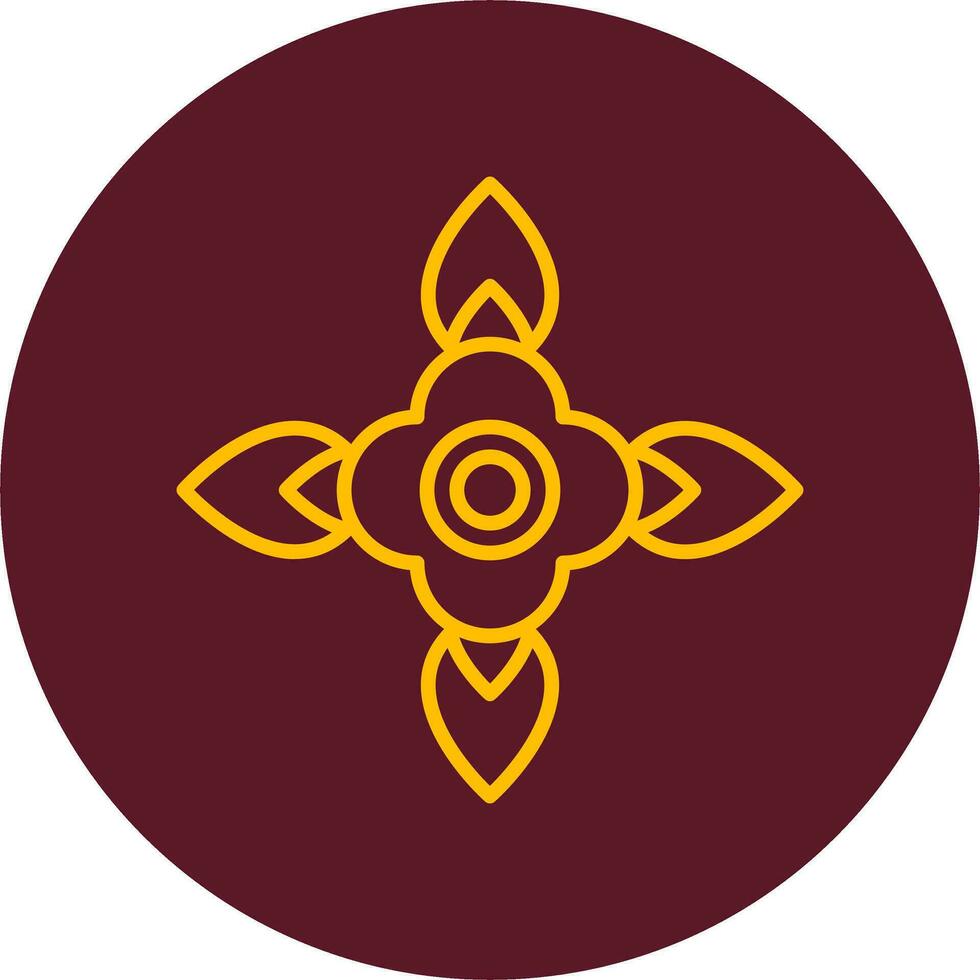 Blood Flower Vector Icon