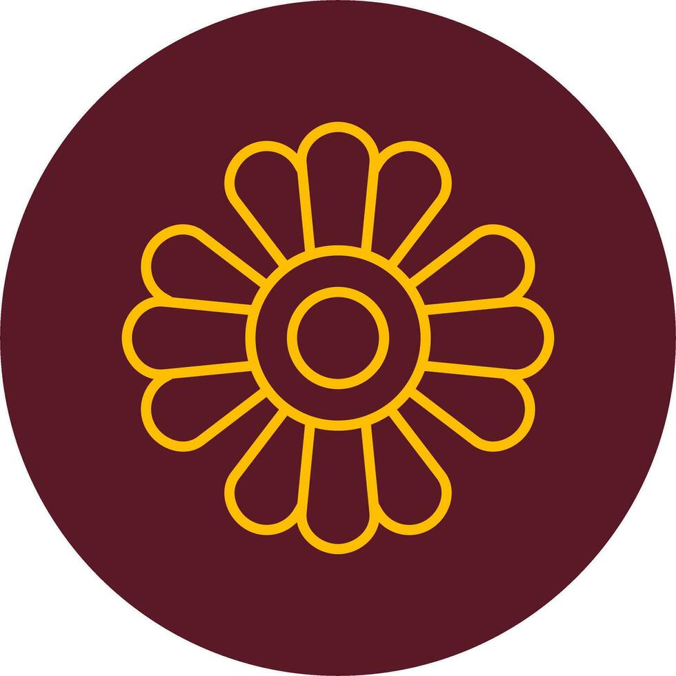 Gaillardia Vector Icon