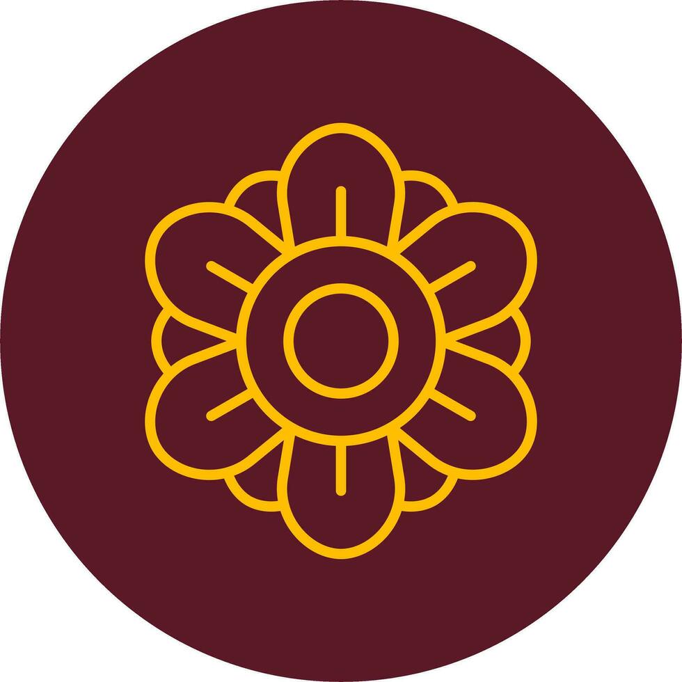 Dahlia Vector Icon