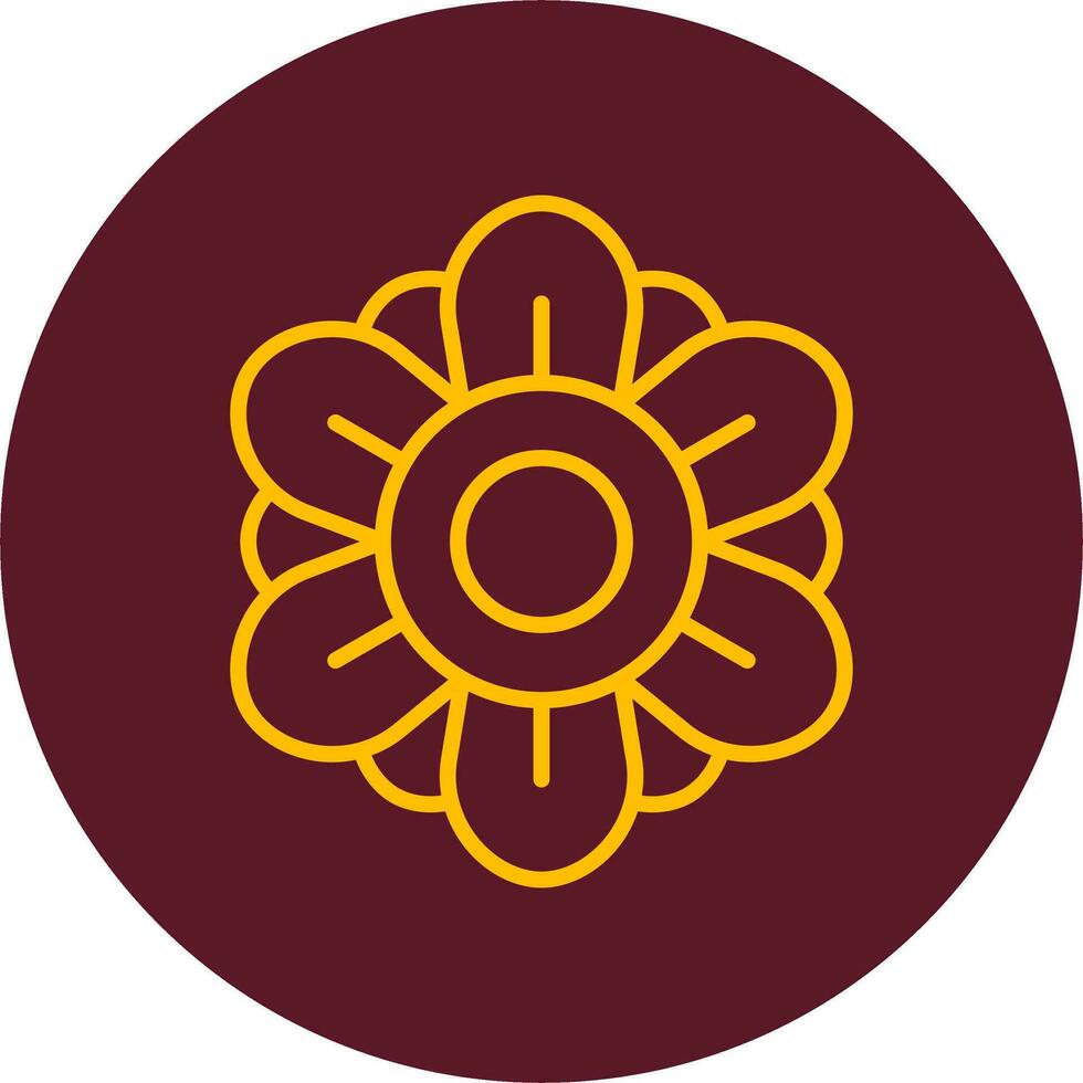 Dahlia Vector Icon