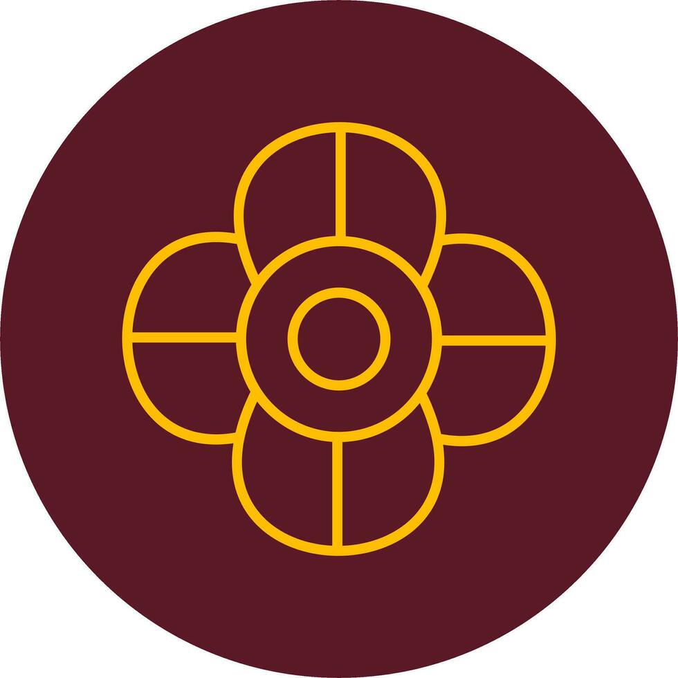 African Violet Vector Icon