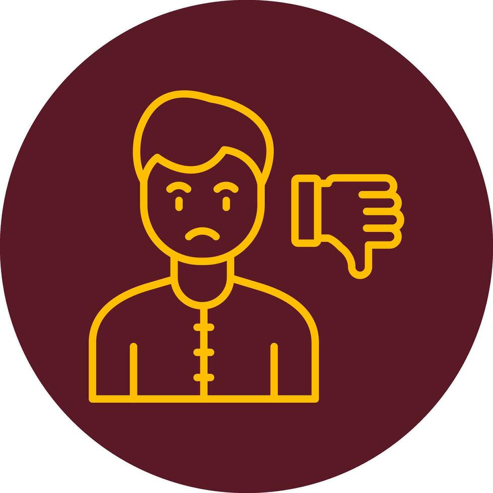 Dissatisfaction Vector Icon