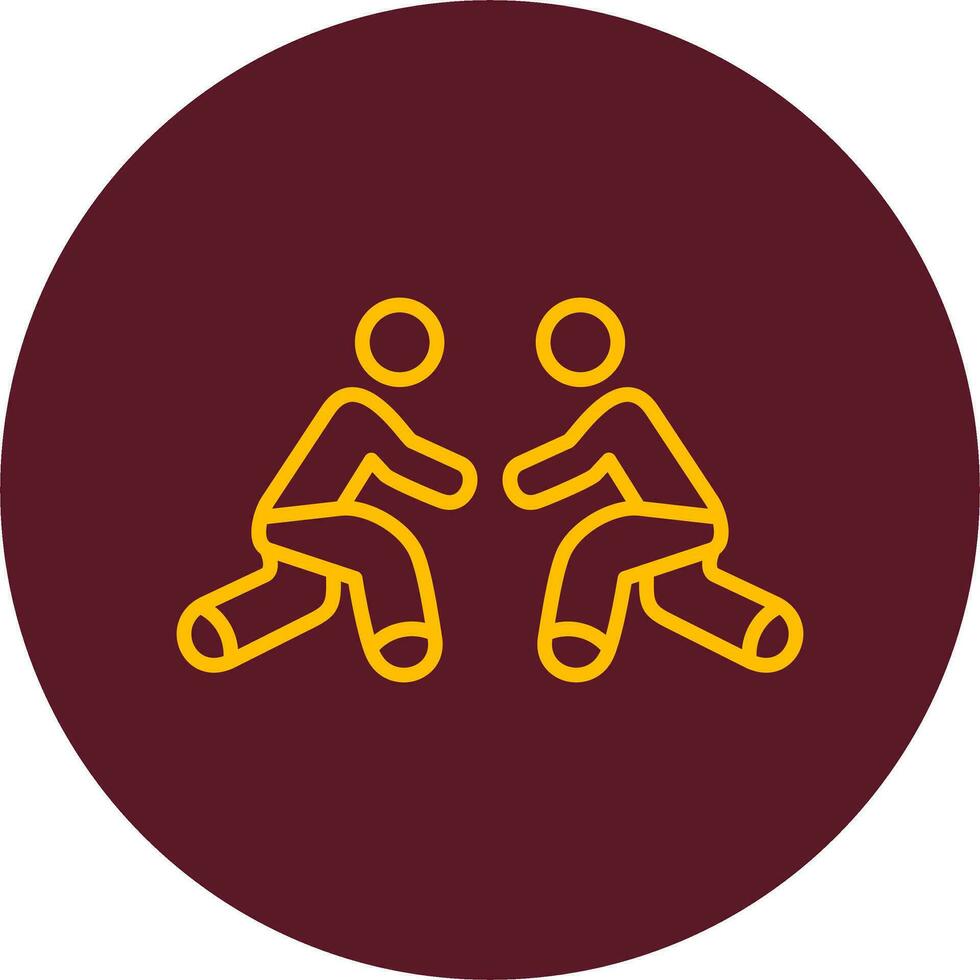 Wrestling Vector Icon