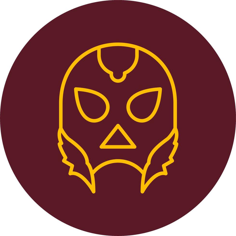 lucha mascaras vector icono