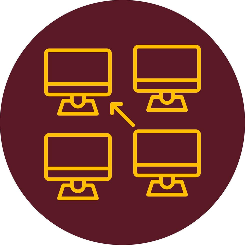 Decentralized Vector Icon
