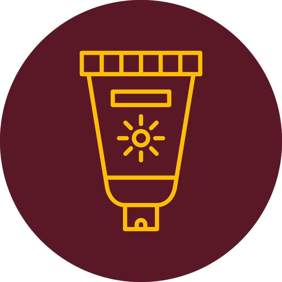 Sunscreen Vector Icon