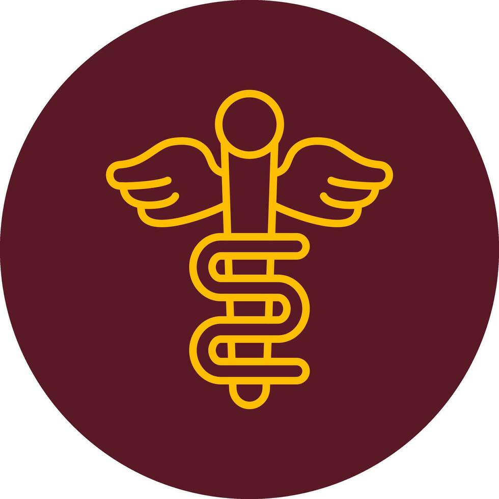 Rod Of Asclepius Vector Icon