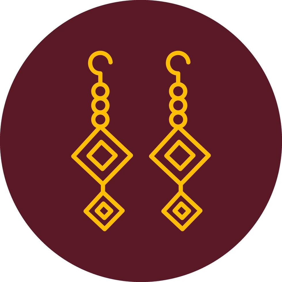 Earrings Vector Icon