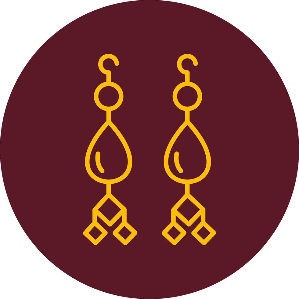 Earrings Vector Icon