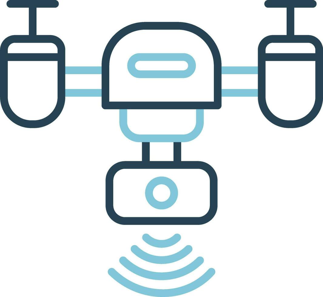 Smart Drone Vector Icon