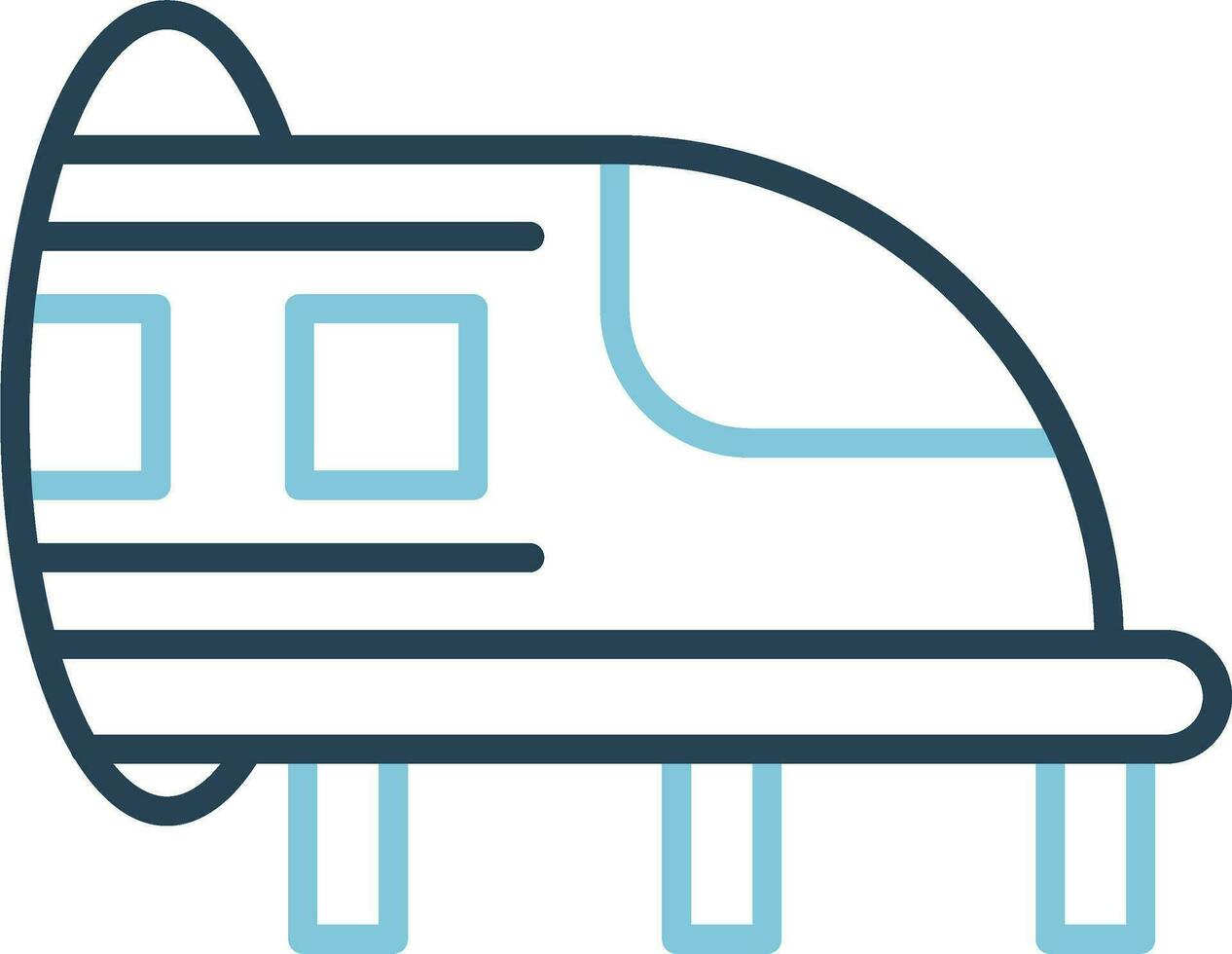 Hyperloop Vector Icon