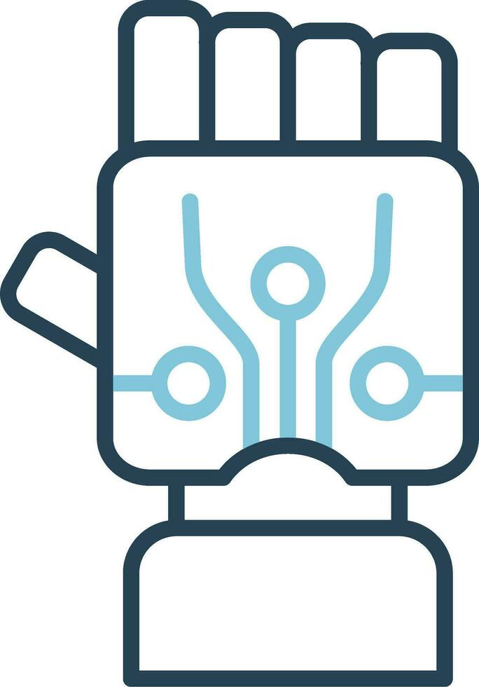 Bionic Hand Vector Icon