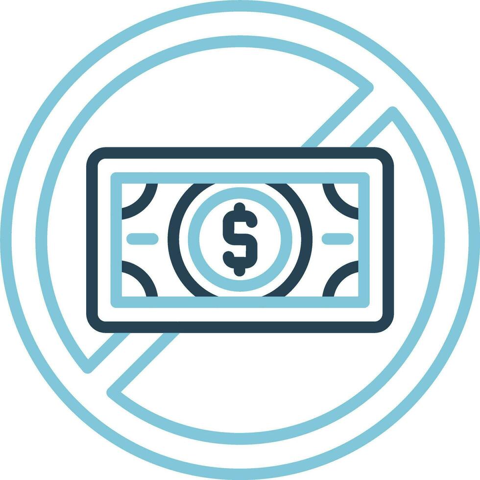 No Money Vector Icon