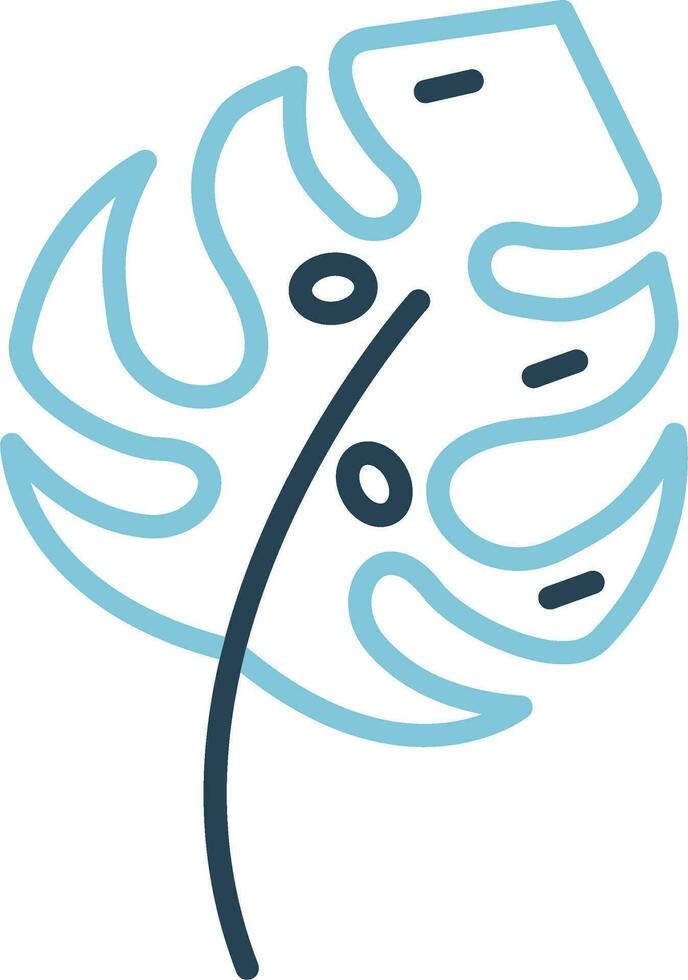 Monstera Deliciosa Vector Icon